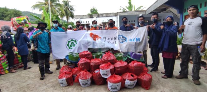 
 Rumah Zakat Gandeng BEM Se-UTS Salurkan Bantuan Korban Banjir Dompu