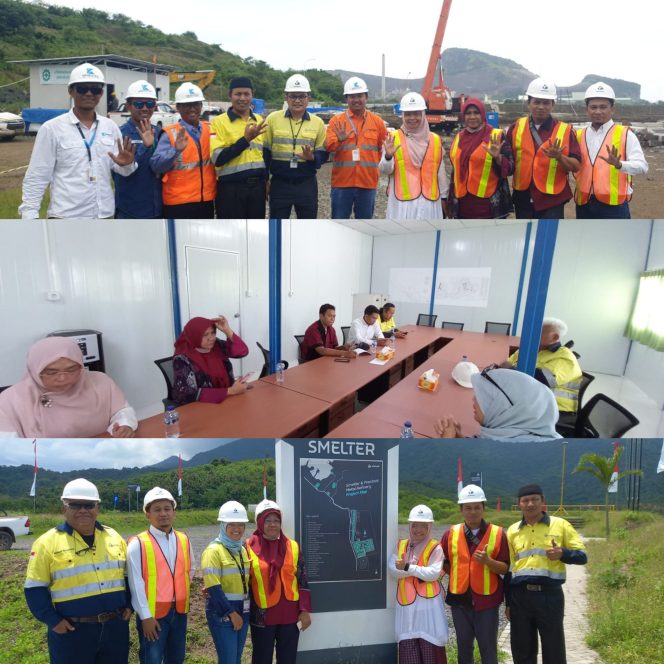 
 Kadis Perindustrian Melakukan Pendampingan Visitasi Dan Pemantauan Pembangunan Smelter PT AMMAN Mineral Nusa Tenggara