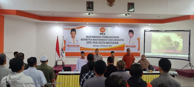 
 Fraksi PKS Kota Mataram Gelar Musyawarah Pembangunan Bermitra Masyarakat dan Anggota DPD PKS Kota Mataram
