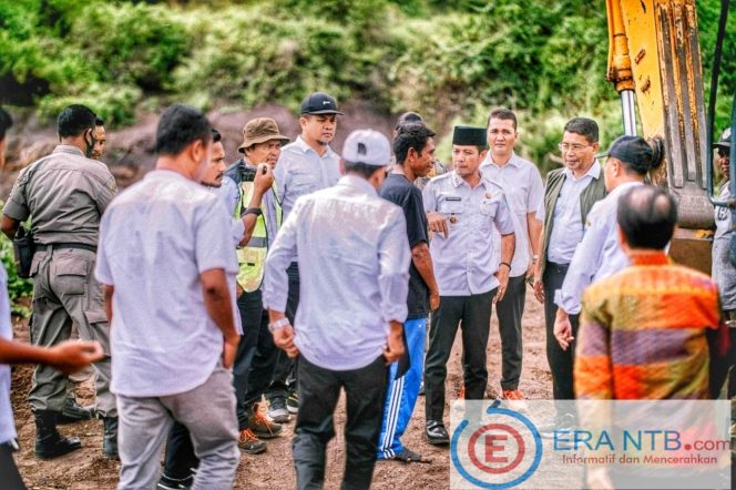 
 Bupati Dompu Gerak Cepat , Hentikan Penambangan Galian C Ilegal Di Pekat