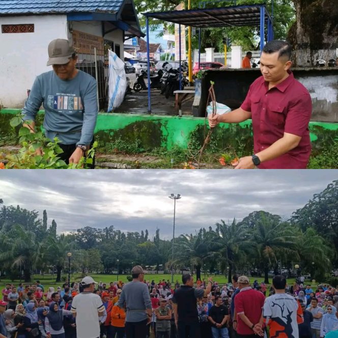 
 Bupati dan Wabup Sumbawa Pimpin Gotong Royong di Lapangan Pahlawan, Persiapkan Lokasi Shalat Idul Fitri dan STQH NTB 2025
