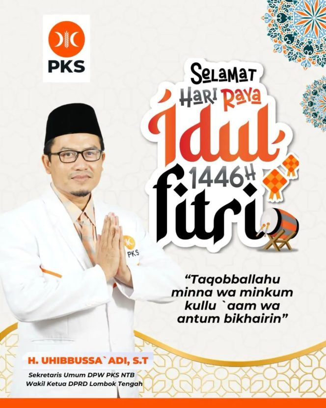 
 H.Uhibbussa’adi, S.T Mengucapkan Selamat Hari Raya Idulfitri 1446 Hijriyah