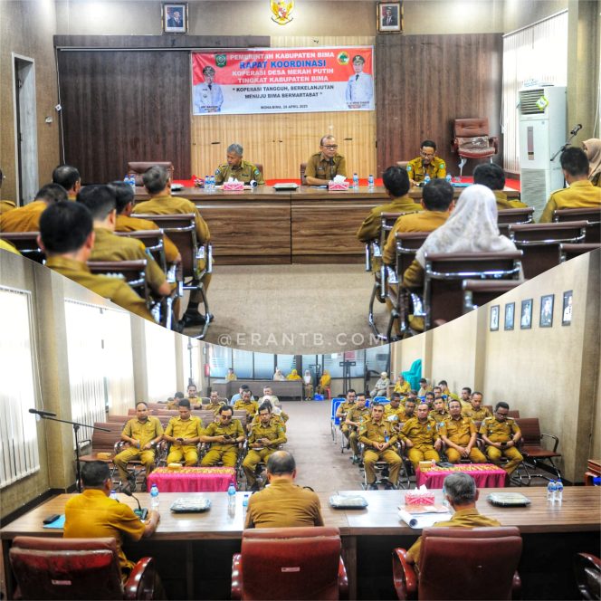 
 Pemkab Bima Gelar Rakor Koperasi Desa Merah Putih Perkuat Ekonomi Desa