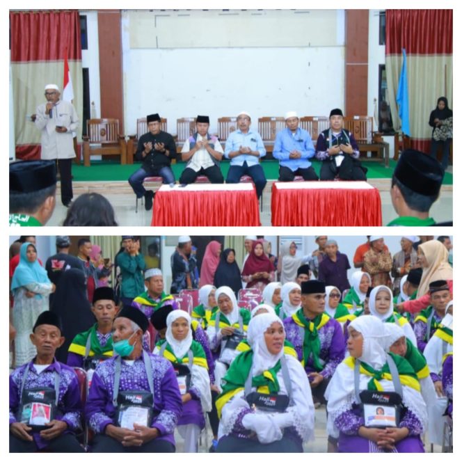 
 Tangis Haru Iringi Pelepasan 68 Jamaah Haji Dompu oleh Sekda