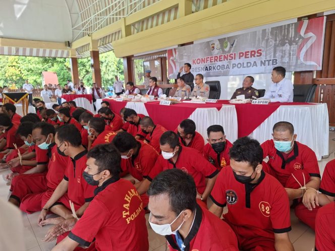 
 Polda NTB Ungkap Puluhan Kasus Narkoba, Tiga Diantaranya Skala Besar