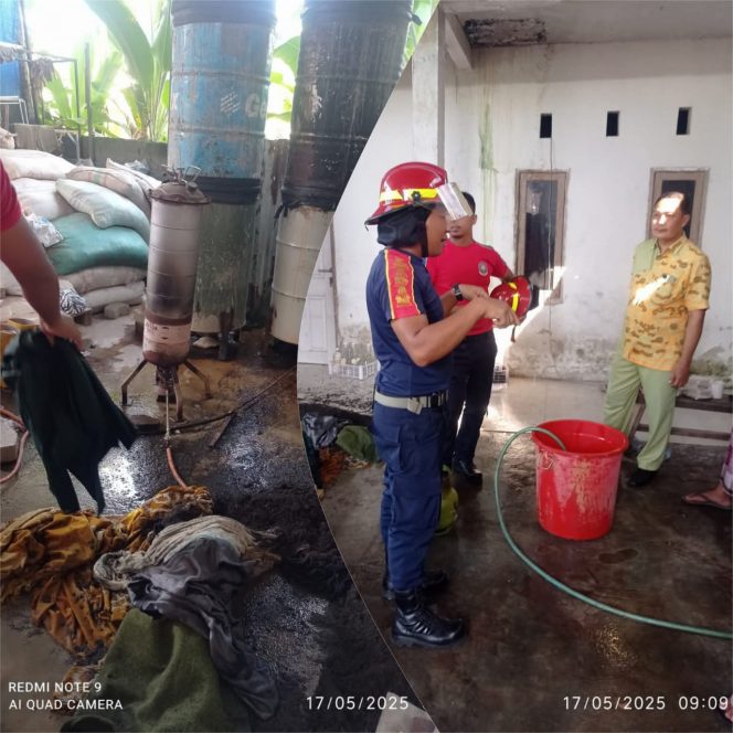 
 Kebocoran Regulator Picu Kebakaran Tabung Gas di BTN Manunggal, Bajur