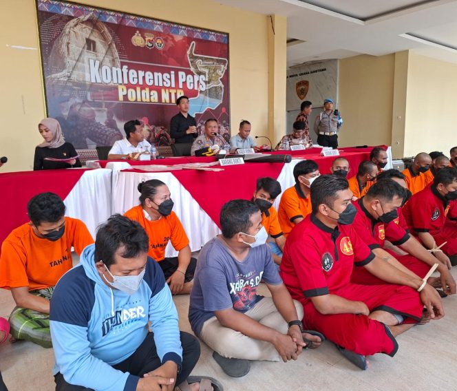 
 Polda NTB Tindak Tegas Premanisme, 302 Orang Diamankan