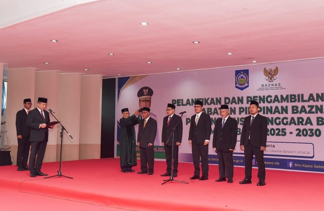 
 Gubernur NTB Lantik Komisioner Baru BAZNAS, Tekankan Peran Zakat dalam Pembangunan Daerah