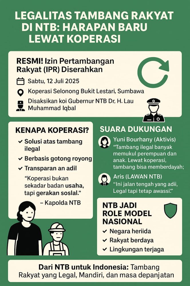 
 Koperasi Tambang Rakyat Jadi Harapan Baru, Aktivis dan Penambang Lokal Dukung Legalitas yang Adil dan Berkelanjutan