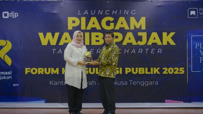
 Peluncuran Taxpayers’ Charter, Wagub NTB Tegaskan Komitmen Bangun Budaya Taat Pajak