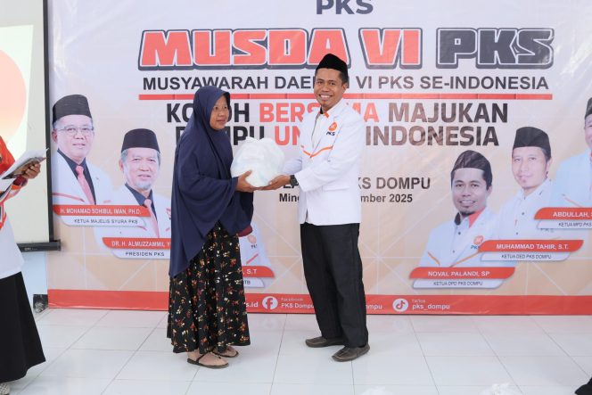
 PKS Dompu Tegaskan Komitmen Sosial Lewat Musda VI