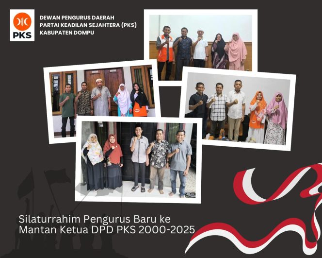 Pengurus Baru PKS Dompu Gelar Silaturahim dengan Empat Mantan Ketua Periode 2000–2025