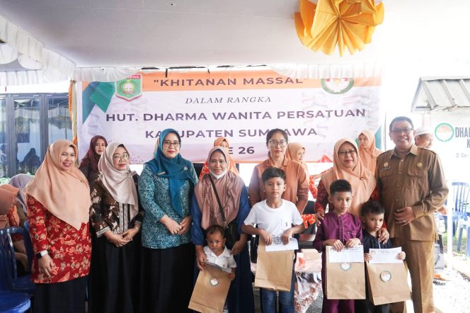 
 DWP Kabupaten Sumbawa Gelar Khitan Massal, Rayakan HUT Ke-26 dengan Kepedulian Sosial