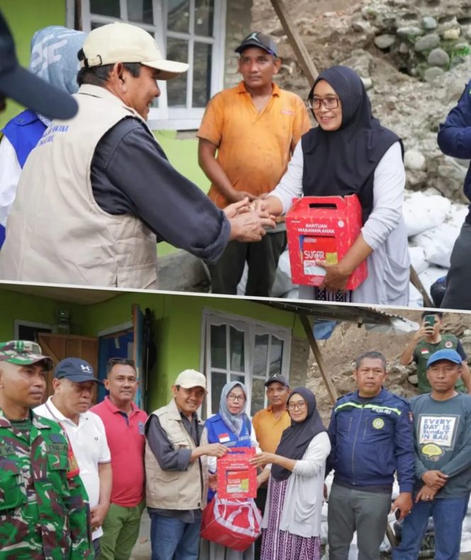 
 Wabup H. Ansori Tinjau Korban Banjir di Raberas dan Longsor di Bukit Tinggi, Salurkan Bantuan Darurat