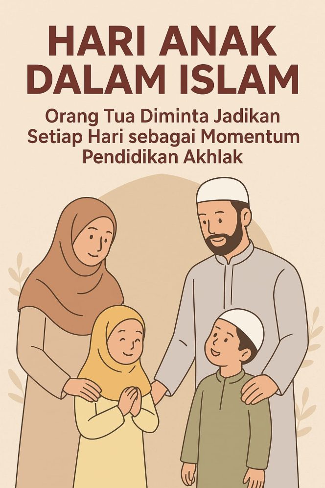 
 Hari Anak dalam Islam: Orang Tua Diminta Jadikan Setiap Hari sebagai Momentum Pendidikan Akhlak