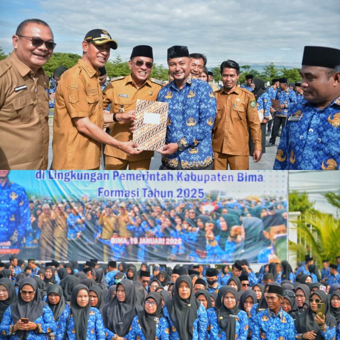 
 Ribuan Honorer Bima Terima SK PPPK Paruh Waktu