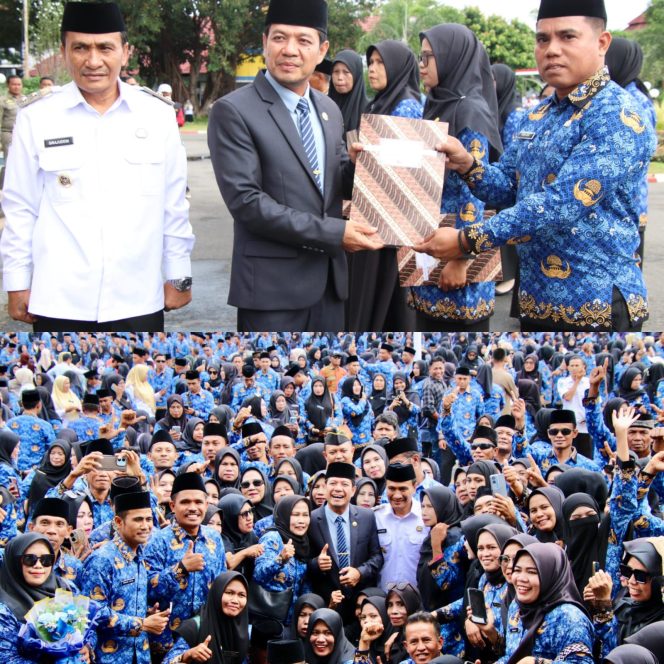 
 Ribuan PPPK Paruh Waktu Terima SK, Bupati Dompu Ingatkan Disiplin ASN