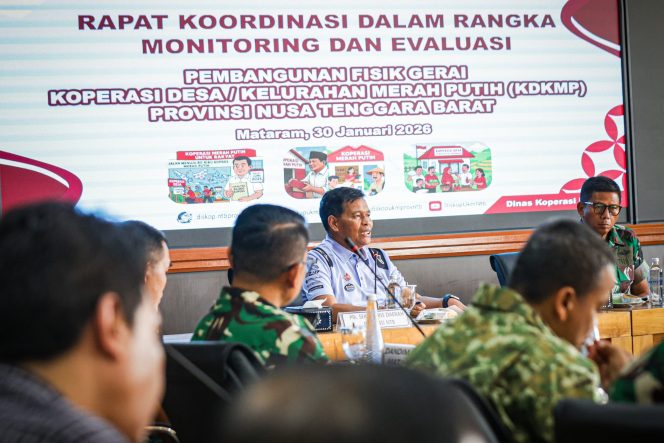 
 Rakor Pemprov NTB dan Korem 162 Dorong Percepatan Pembangunan KDKMP