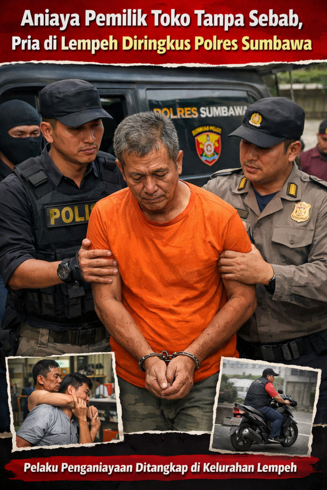 
 Kabur Usai Aniaya Pemilik Toko, Pria 56 Tahun Akhirnya Diciduk Polisi