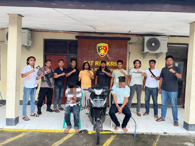 
 Polisi Ringkus Dua Pelaku Curanmor di Manggelewa, Motor Curian Sempat Digadaikan