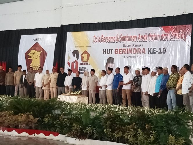 
 Wabup Syirajuddin Hadiri Doa Bersama HUT ke-18 Partai Gerakan Indonesia Raya di Dompu