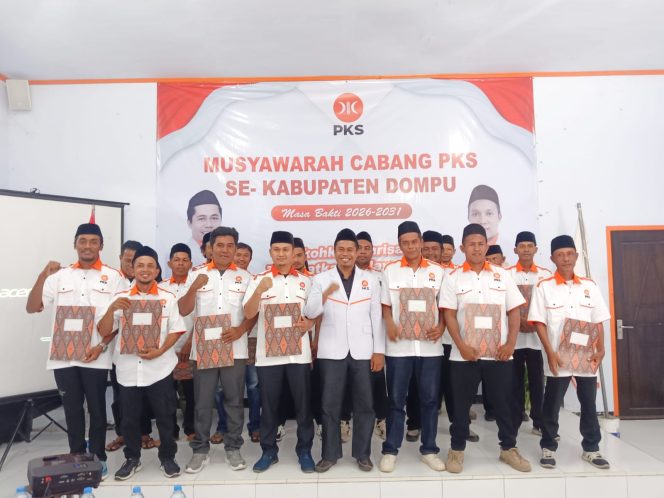 
 Perkuat Struktur Organisasi Partai, PKS Dompu Lantik Jajaran Pengurus DPC Masa Bakti 2026–2031