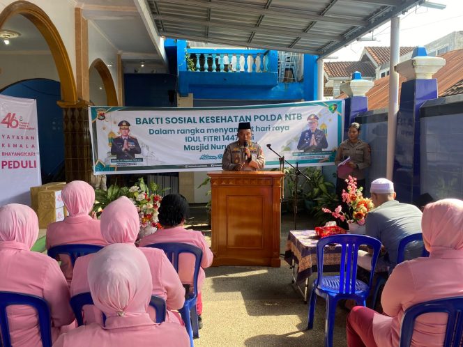 
 Ramadan Berkah, Polda NTB Gelar Bakti Kesehatan Gratis di Ampenan