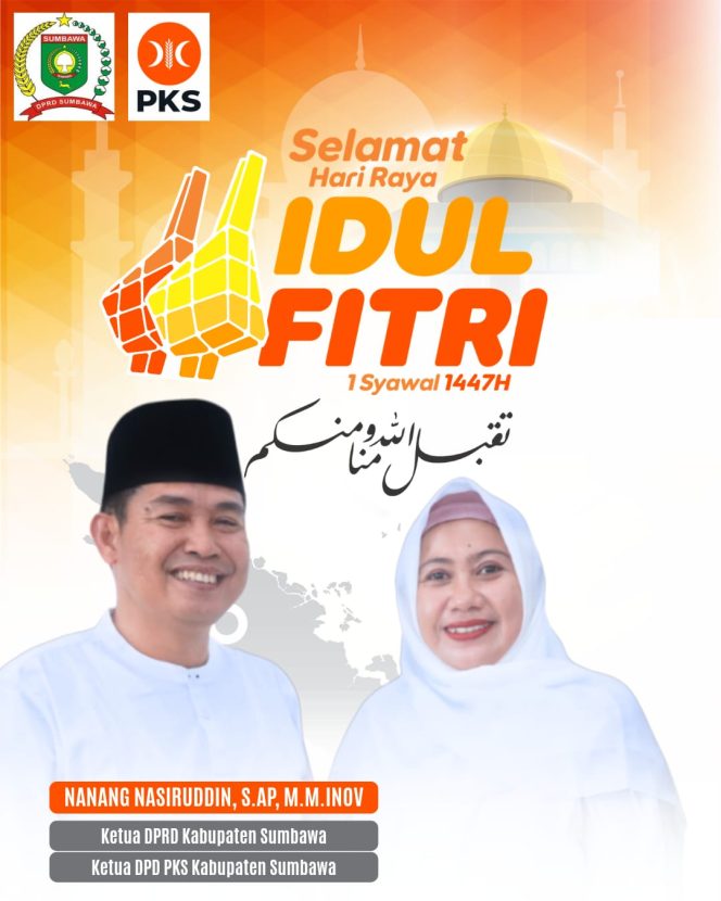 
 Keluarga Besar Nanang Nasiruddin Mengucapkan Selamat Hari Raya Idul Fitri 1447 H