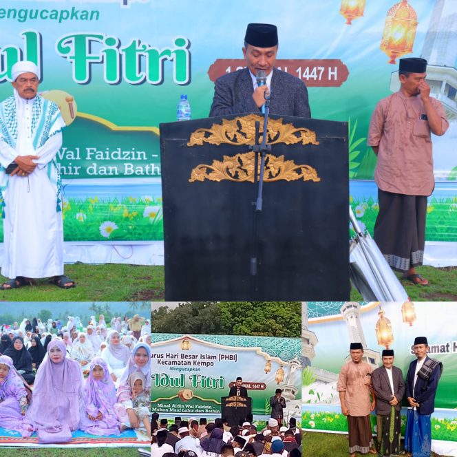 
 Idul Fitri 1447 H, Wabup Dompu Soroti Capaian Pembangunan dan Ajak Warga Bersatu