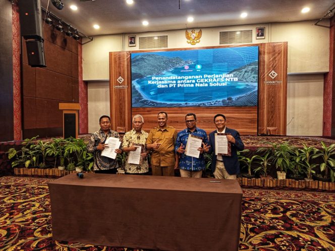 
 Gekrafs NTB Gandeng PT Prima Nala Solusi, Percepat Digitalisasi Pariwisata Berbasis Broadband