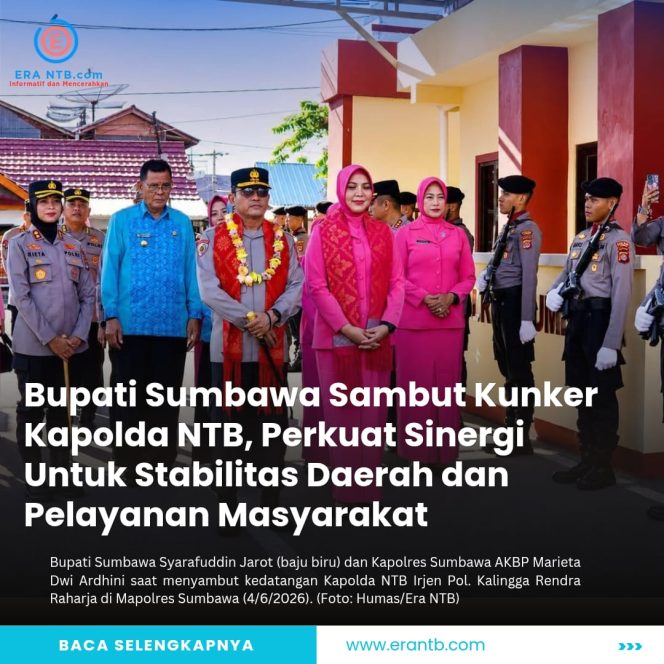 
 Bupati Sumbawa Sambut Kunker Kapolda NTB, Perkuat Sinergi untuk Stabilitas Daerah dan Pelayanan Masyarakat