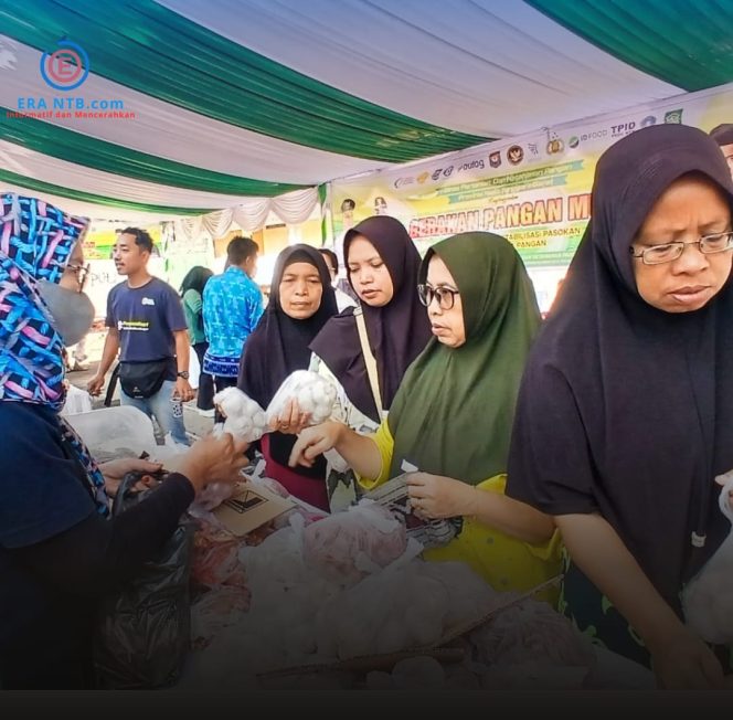 
 Dukung Program Kelurahan Berdaya, Pemprov NTB Gelar Gerakan Pangan Murah di Pagutan Timur