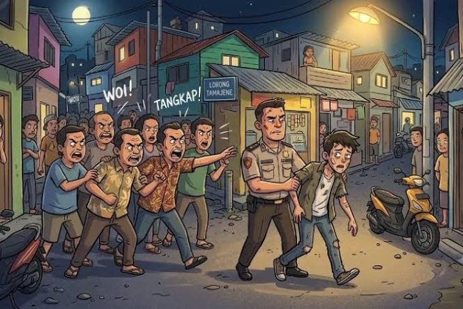 
 Nyaris Diamuk Massa, Dua Warga Terduga Perbuatan Asusila Dievakuasi Polisi di Sumbawa