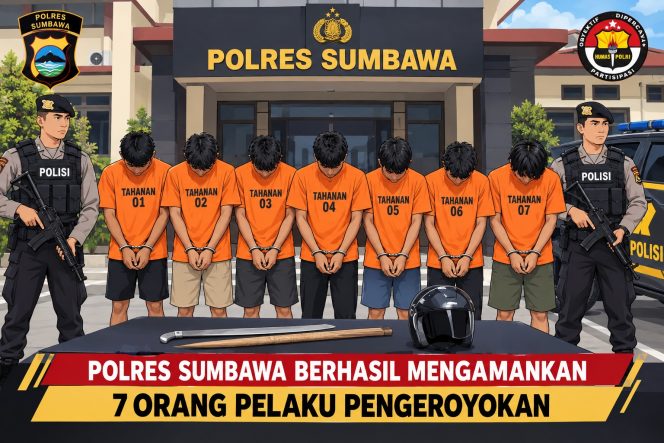 
 Pengeroyokan di SPBU Kebayan, 7 Pemuda Diamankan Polisi