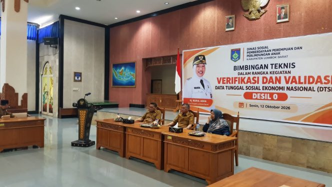 
 Cegah Warga Terlewat dari Bansos, Pemkab Lobar Verifikasi 18 Ribu KK